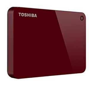TOSHIBA Disco Duro Externo Canvio Advance Rojo V9 1TB HDTC910XR3AA