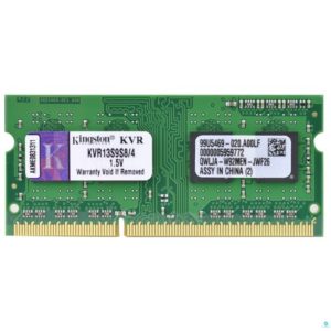 Kingston Memoria Ram DDR3 4GB 1333MHz SODIMM KVR13S9S8/4G