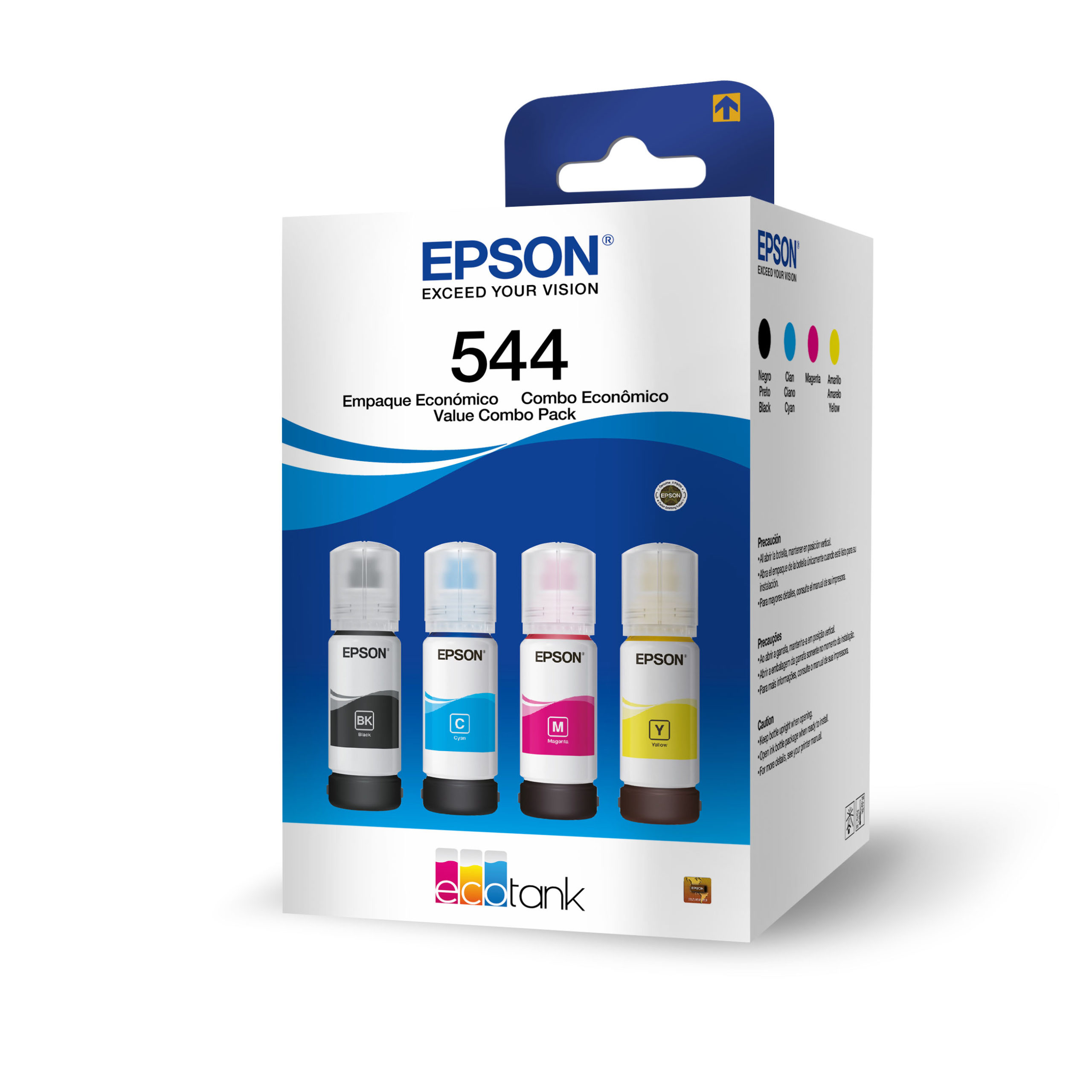 Epson Pack 4 Tintas T544 Negro y Colores T544320 T544420 - Alca Computación