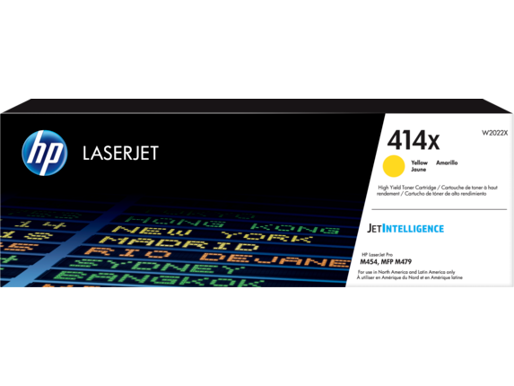 HP Toner LaserJet Amarillo 414X W2022X
