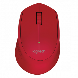 Logitech Mouse Wireless M280 Rojo 910-004286
