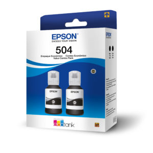 Epson Tinta T504 Pack 2 colores Negros T504120