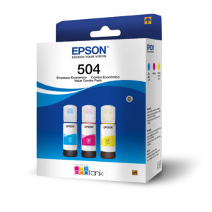 Epson Tinta T504 Pack 3 colores T504220 T504320 T504420