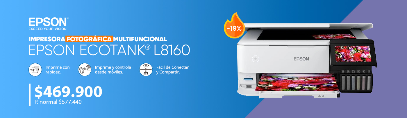 Oferta Impresora Fotográfica Multifuncional Epson L8160